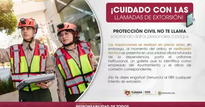 Alerta gobierno municipal de Tijuana sobre falsas llamadas a la ciudadan�a