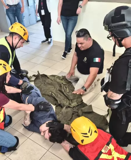 Protecci�n Civil BC capacita a personal del Centro de Internamiento para Adolesc