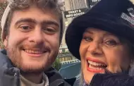 Erika Buenfil reacciona a la foto viral de su hijo con su padre