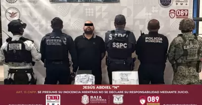 Detienen en Tijuana a hombre que se hac�a pasar por agente federal