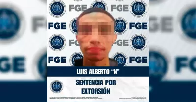 Sentencia para responsable de extorsi�n