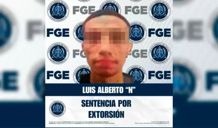 Sentencia para responsable de extorsi�n