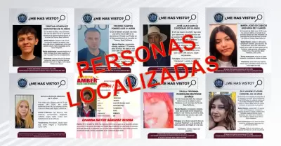 Localiza FGE a ocho personas reportadas como desaparecidas en Baja California