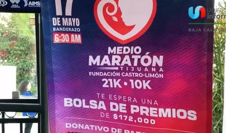 VIDEO.- Anuncian Medio Marat�n Tijuana de la Fundaci�n Castro-Lim�n en beneficio