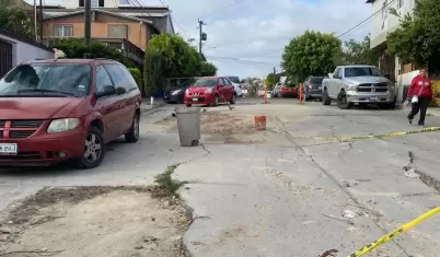 Protecci�n Civil coloc� engomados en viviendas por inestabilidad de terreno en S