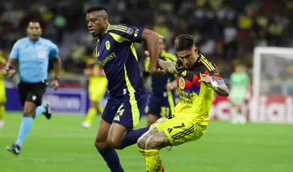 Aspectos del encuentro entre Am�rica y Nashville SC