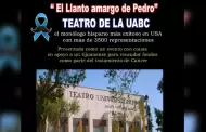 Presentar�n el mon�logo "El llanto amargo de Pedro" este domingo en el Teatro de la UABC en apoyo al fot�grafo local Julio Godoy