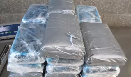 Aseguran m�s de 60 libras de coca�na en el puerto de entrada de San Ysidro