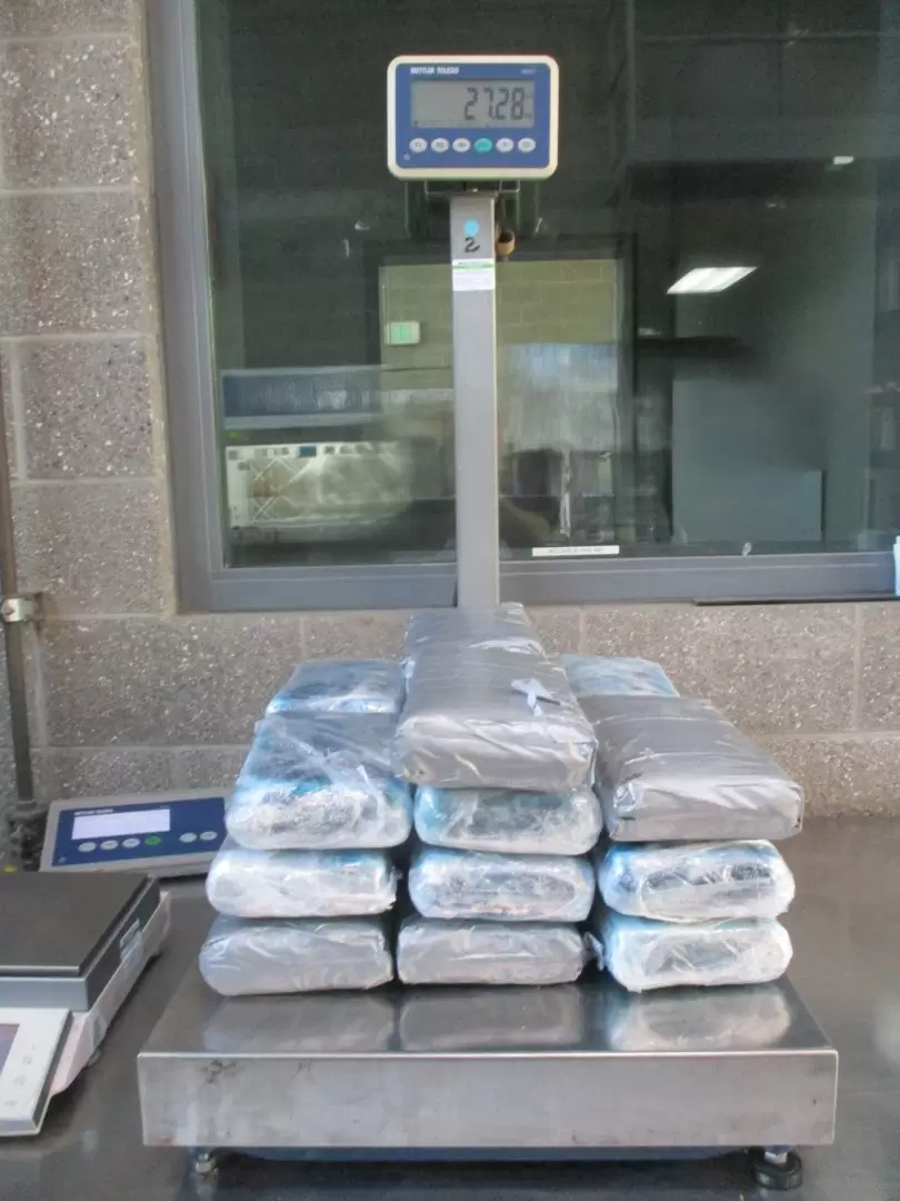 Aseguran m�s de 60 libras de coca�na en el puerto de entrada de San Ysidro