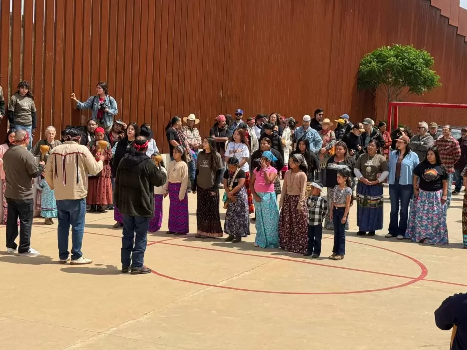 Comunidades Kumiai se re�nen en el CEART de Tecate