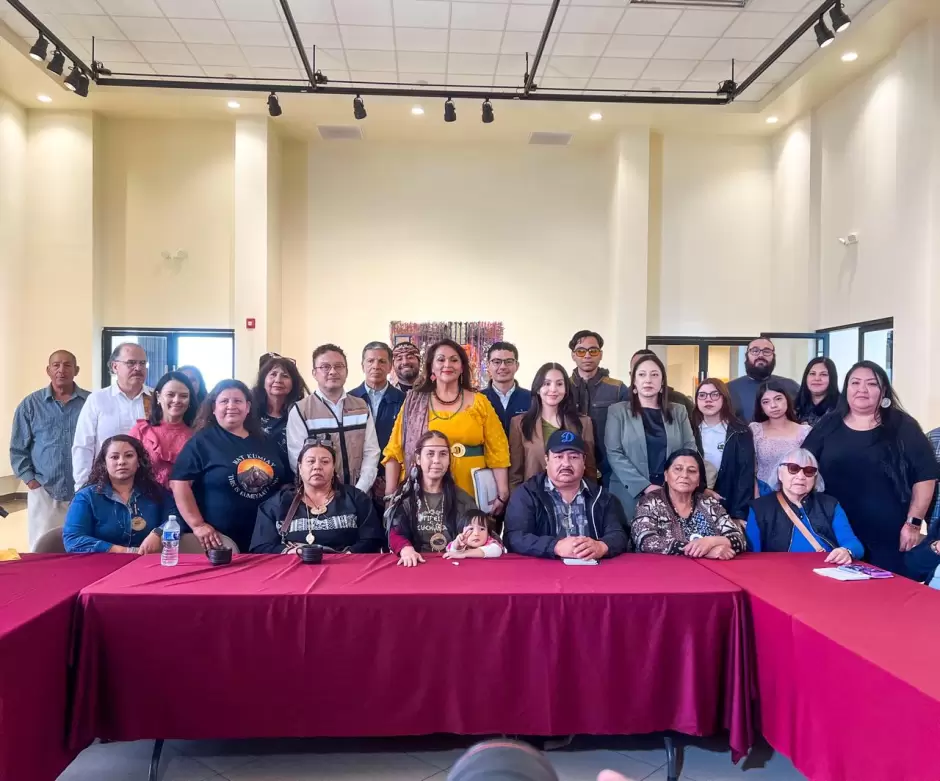 Dialoga Gobierno de Baja California con pueblo kumiai en torno a situaci�n del cerro Cuchum�