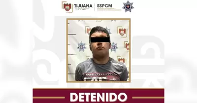 Arrestan a sujeto por asalto violento a comercio