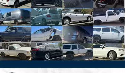 FGE recupera 37 veh�culos con reporte de robo en Tijuana