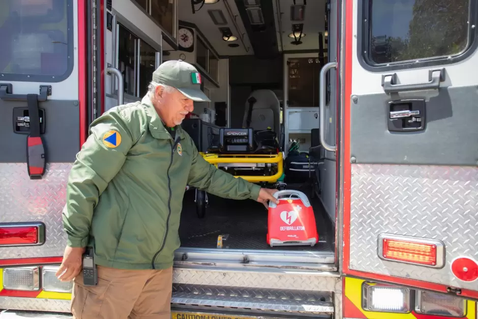 Instalan servicio de ambulancia permanente en Santa F