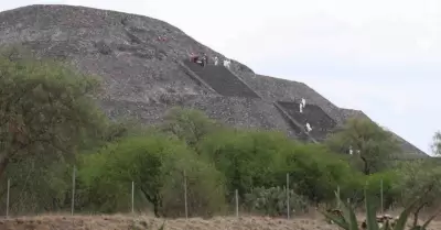 Tiroteo en la pir�mide de la Luna en Teotihuac�n