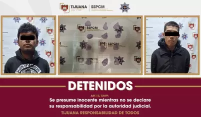 Capturan a dos por robos a cadena OXXO en Tijuana