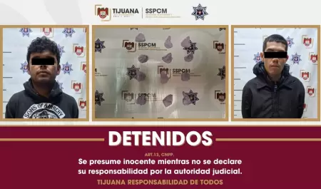 Capturan a dos por robos a cadena OXXO en Tijuana