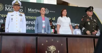 Claudia Sheinbaum en aniversario de Veracruz