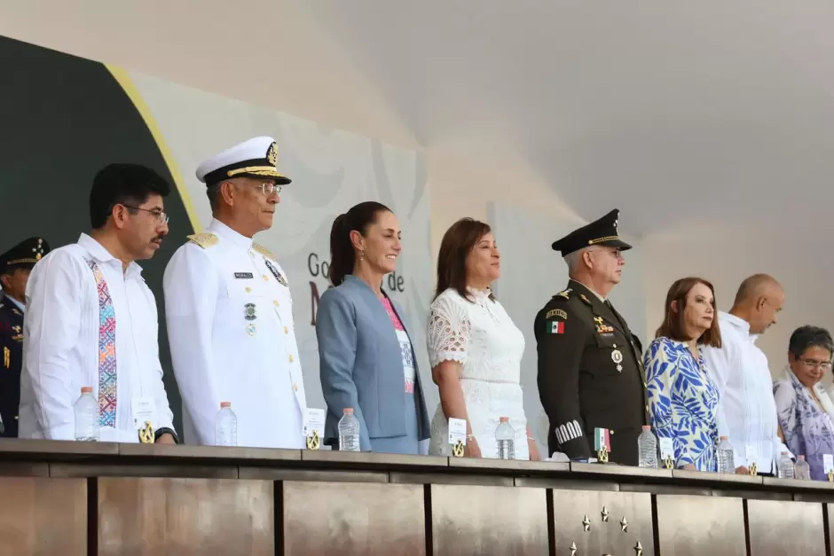 Claudia Sheinbaum en aniversario de Veracruz