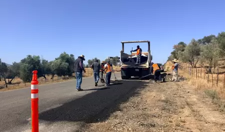 Rehabilita Sidurt BC carreteras alimentadoras en el Valle de Guadalupe