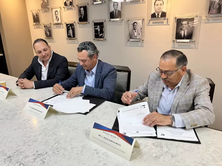 Firman Canacintra Tijuana y Nafin alianza para impulsar PyMES en la regi�n