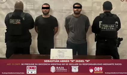 Autoridades detienen a presuntos integrantes de grupo delictivo en Tijuana