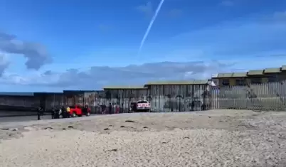 Intentos de cruce irregular a EEEUU a trav�s del mar en la zona de Playas de Tij