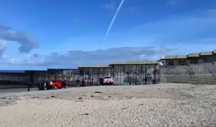 Intentos de cruce irregular a EEEUU a trav�s del mar en la zona de Playas de Tij