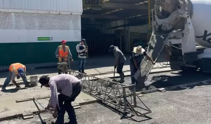 Pavimentaci�n de la calle Mina