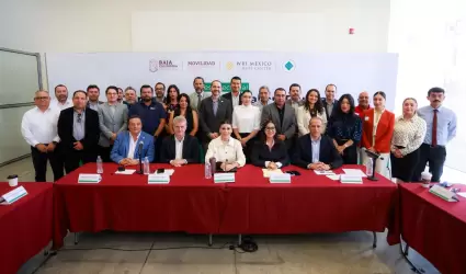 Participamos en mesa de transporte en Tijuana con gobierno e iniciativa privada.