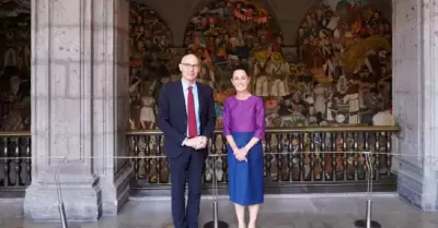 Sheinbaum se re�ne con alto comisionado de la ONU, Volker T�rk