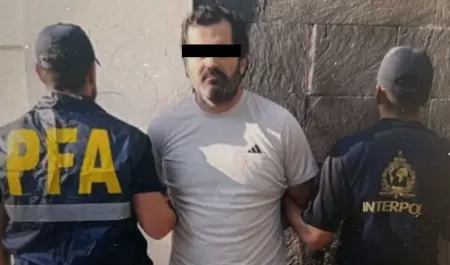 Fernando Far�as Laguna, detenido en Argentina