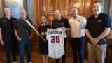 Sheinbaum recibe a directivos de Padres de San Diego y Diamondbacks de Arizona