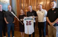 Sheinbaum recibe a Padres de San Diego y Diamondbacks de Arizona