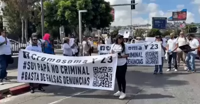 Manifestaci�n de colectivo "Soy pap�, no criminal"