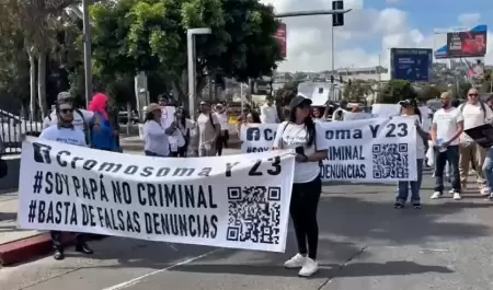 Manifestaci�n de colectivo "Soy pap�, no criminal"