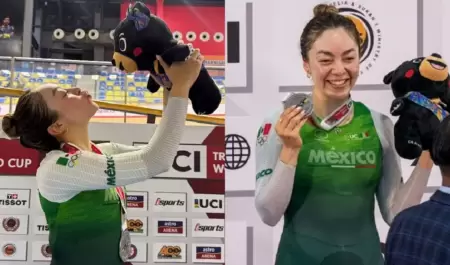 M�xico: doble medalla en Copa del Mundo de ciclismo