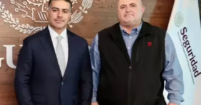 Omar Garc�a Harfuch y Juli�n LeBar�n.