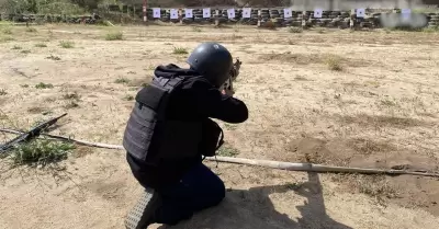 Pr�ctica de tiro en Ensenada como parte de nuevo modelo de adiestramiento