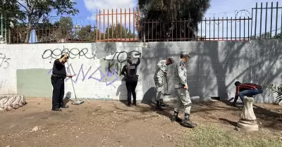 SSPCM rescata parque en La Morita con acciones de limpieza y seguridad