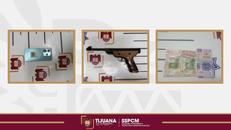 Detienen a presunto asaltante en la Garita de Otay tras robo con violencia