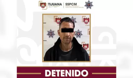 Detienen a presunto asaltante en la Garita de Otay tras robo con violencia