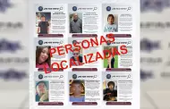 Localiza FGE a nueve personas reportadas como desaparecidas