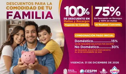 CESPM lanza programa de descuentos para regularizar adeudos de agua