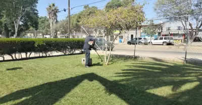 Mantenimiento al Parque Morelos