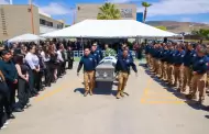 Rinde FGE honras f�nebres a coordinador de Homicidios en Ensenada