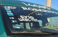 Taxistas de Tijuana y Rosarito realizan bloqueo vial; temen ser desplazados por nueva ruta