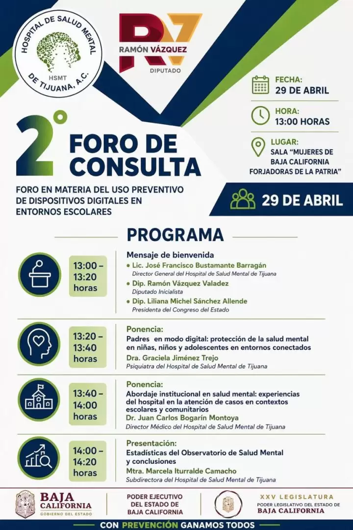 Convocan a foro para regular uso de dispositivos digitales