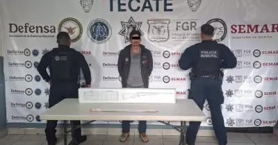 Detienen en Tecate a sujeto armado tras agresi�n en Valle de las Palmas