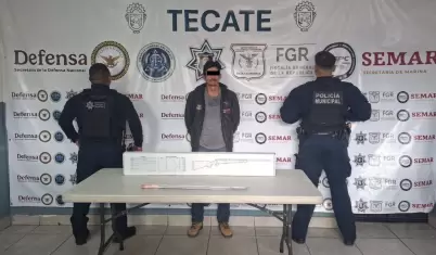 Detienen en Tecate a sujeto armado tras agresi�n en Valle de las Palmas